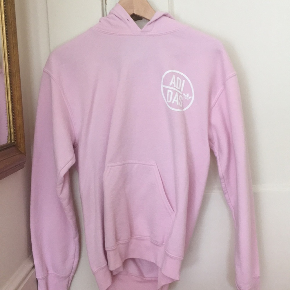Pink adidas originals sweatshirt urban outfitters